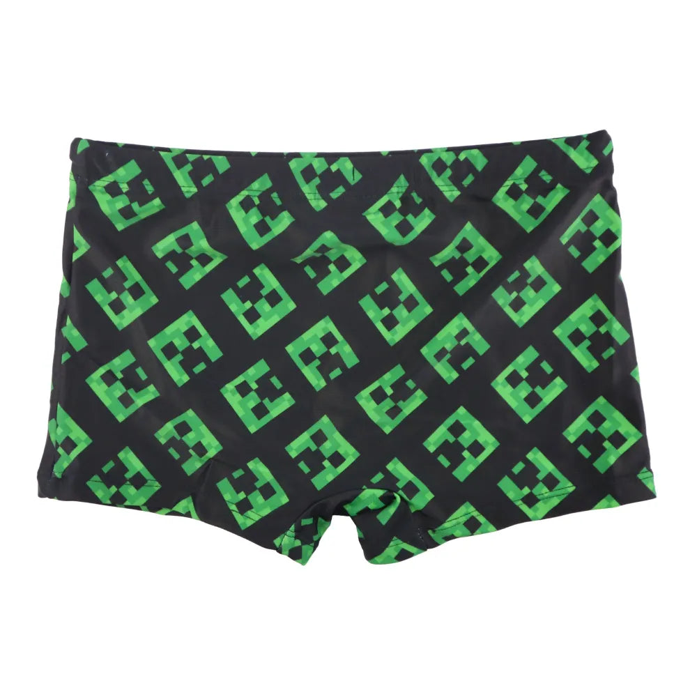 Minecraft Creeper Kinder Badehose Badeshorts - WS-Trend.de Shorts jungen Bademode Gr 116-140