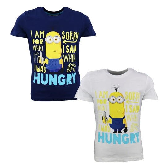 Minions T-Shirt Kurzarm Kinder Jungen Shirt - WS-Trend.de 104-134 Kevin Baumwolle