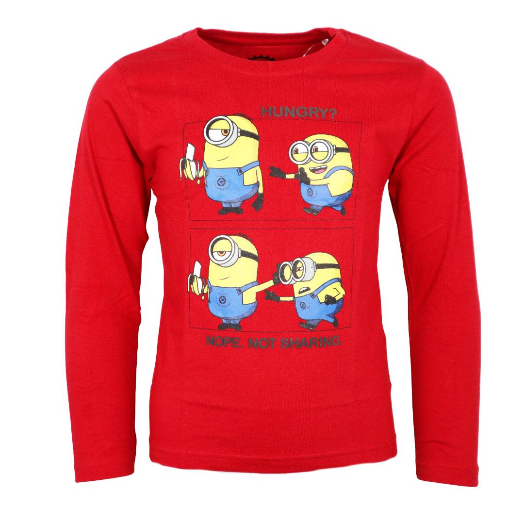 Die Minions Kinder Jungen langarm Shirt Langarmshirt