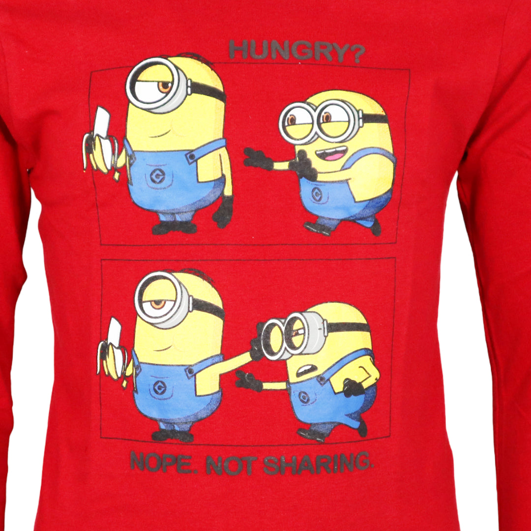 Die Minions Kinder Jungen langarm Shirt Langarmshirt