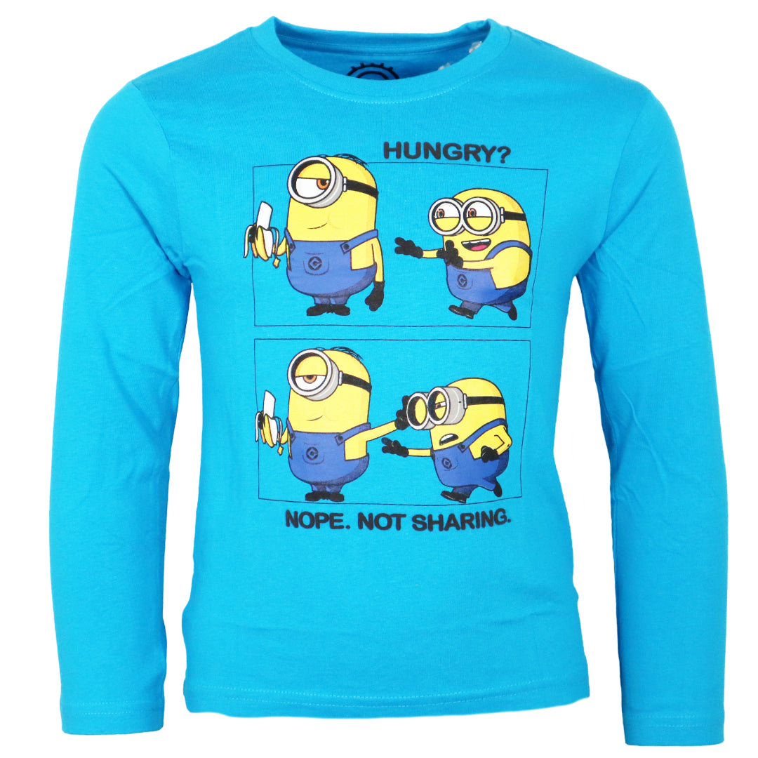 Die Minions Kinder Jungen langarm Shirt Langarmshirt