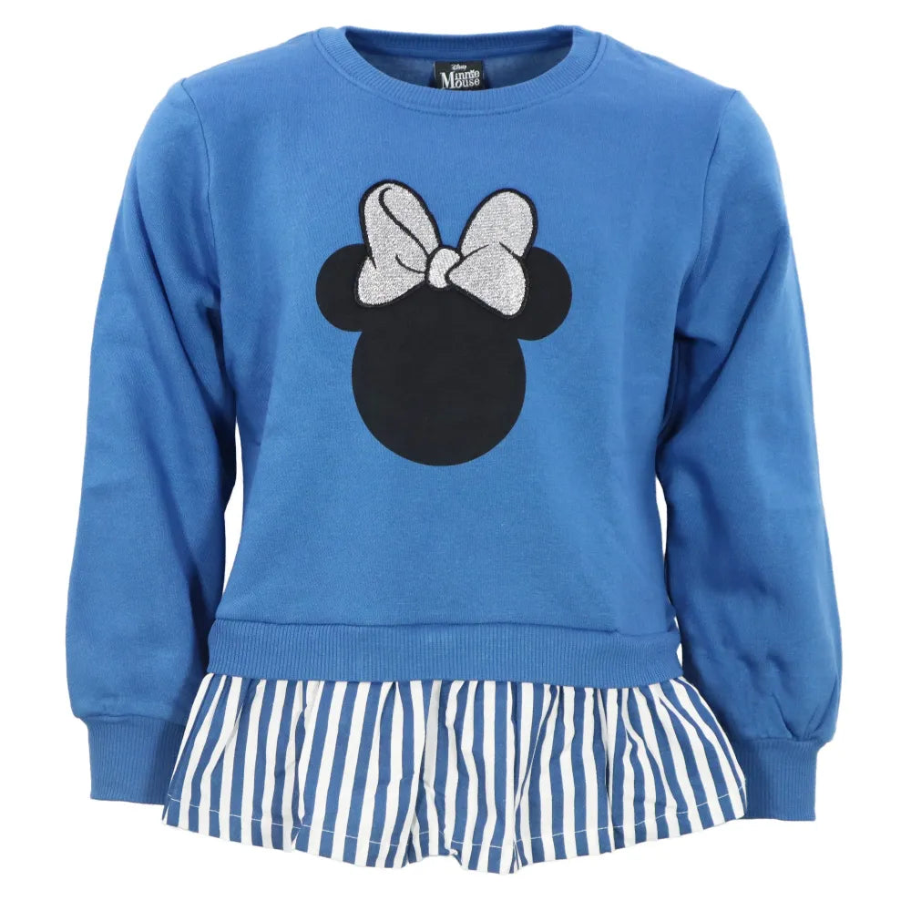 Disney Minnie Maus Mädchen Kinder Pullover Sweater Pulli - WS-Trend.de Gr. 98-128 Blau