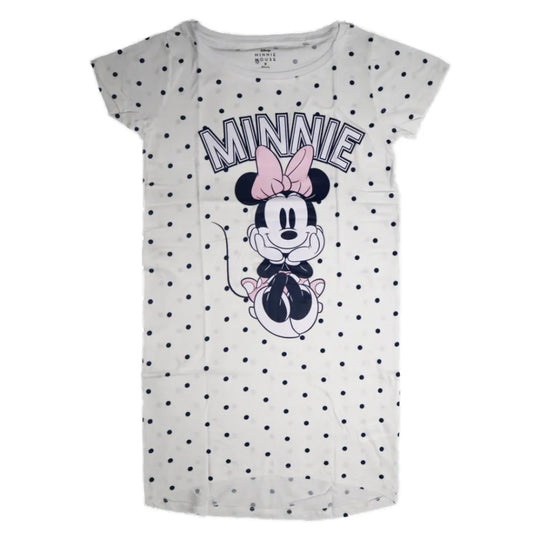 Disney Minnie Maus Damen kurzarm Schlafshirt Nachthemd - WS-Trend.de XS-XL