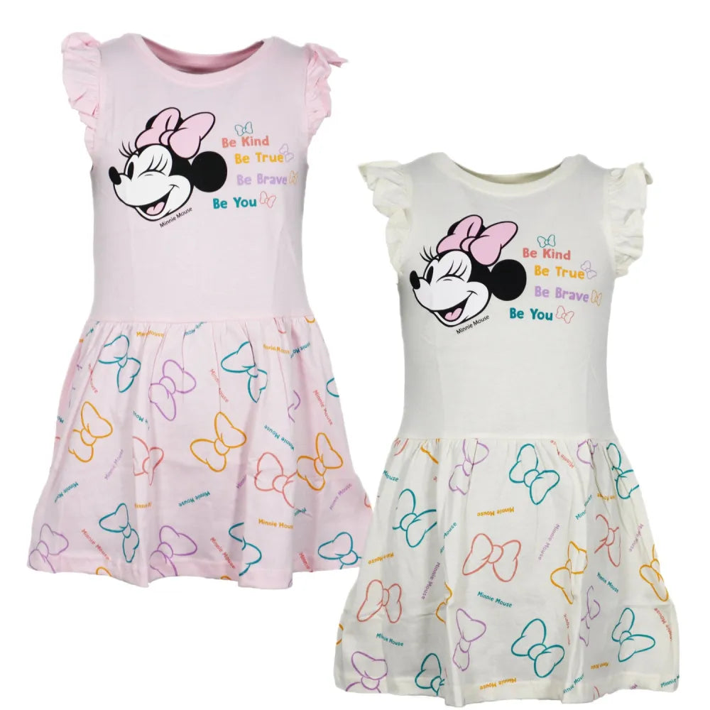 Disney Minnie Maus Kinder Mädchen Sommerkleid Kleid - WS-Trend.de Gr. 92-128 Baumwolle