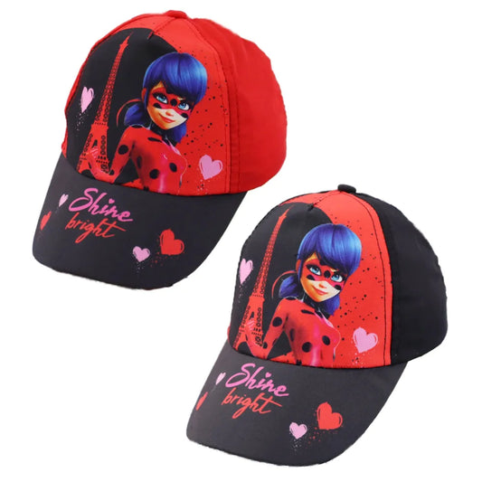 Miraculous Ladybug Kinder Baseball Kappe Basecap - WS-Trend.de - Unisex 52 54 56 cm