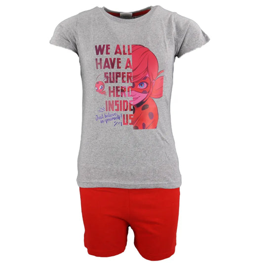 Miraculous Ladybug Kinder Schlafanzug Pyjama - WS-Trend.de kurz 110 - 140