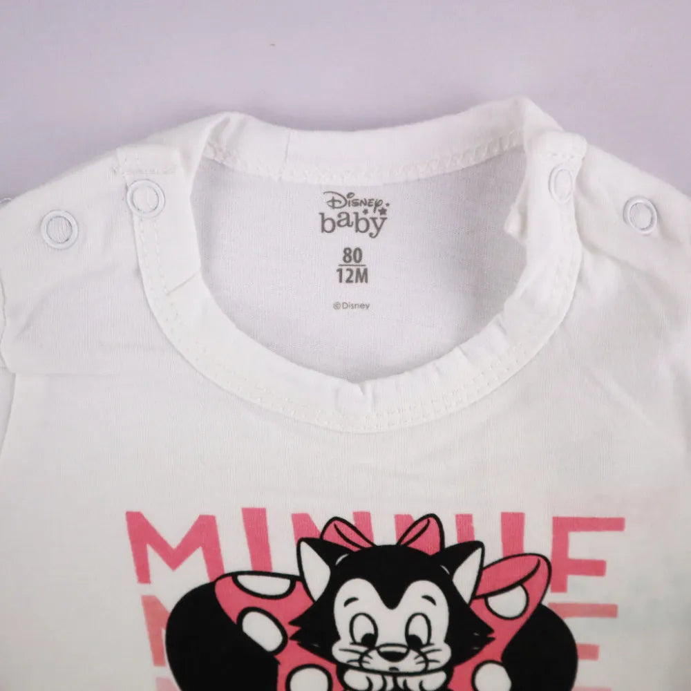 Disney Minnie Maus Baby Kurzarm Body Strampler - WS-Trend.de Einteiler 62 bis 92 Mädchen