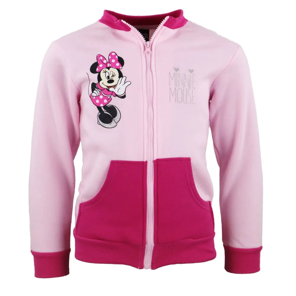 Disney Minnie Maus Kinder Mädchen Sport Jogginganzug - WS-Trend.de Sportanzug Trainingsanzug Hose Pullover 92-128