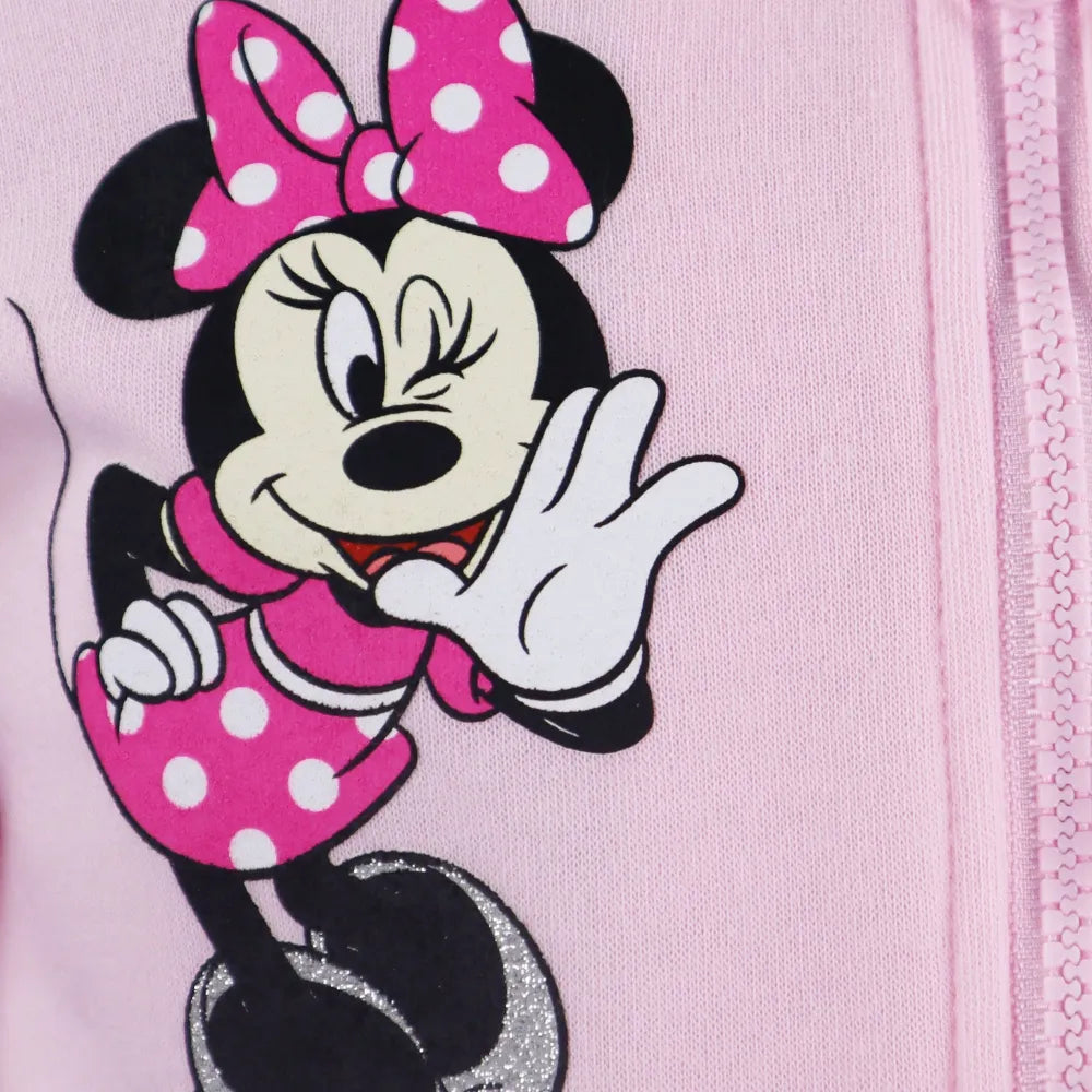 Disney Minnie Maus Kinder Mädchen Sport Jogginganzug - WS-Trend.de Sportanzug Trainingsanzug Hose Pullover 92-128