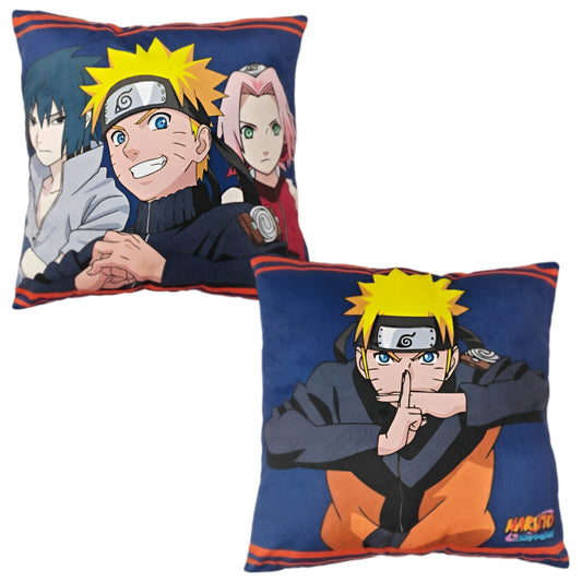 Anime Naruto Shipudden Sasuke Sakura Velours Kissen Dekokissen 40 x40  cm