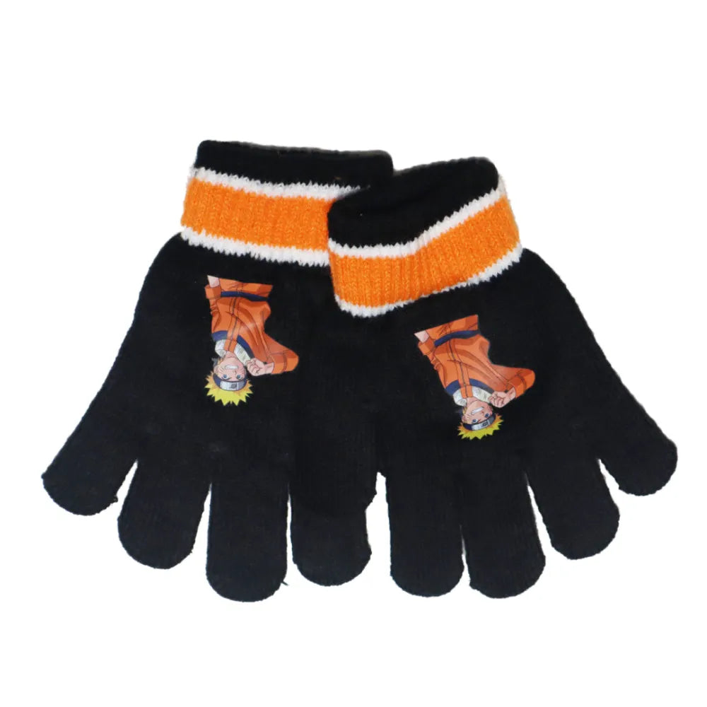 Anime Naruto Shippuden Jungen Wintermütze Mütze plus Handschuhe 54/56 - WS-Trend.de