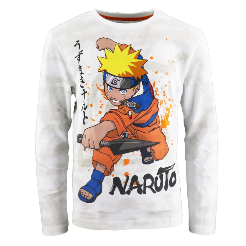 Anime Naruto Shippuden Kinder Schlafanzug Pyjama - WS-Trend.de Langarm 134-164 100% Baumwolle Jungen