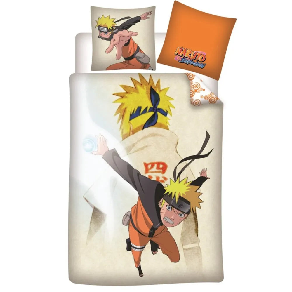 Naruto Shippuden Kinder Bettwäsche Set - WS-Trend.de Baumwolle 2tlg 135/140x200 65x65 cm