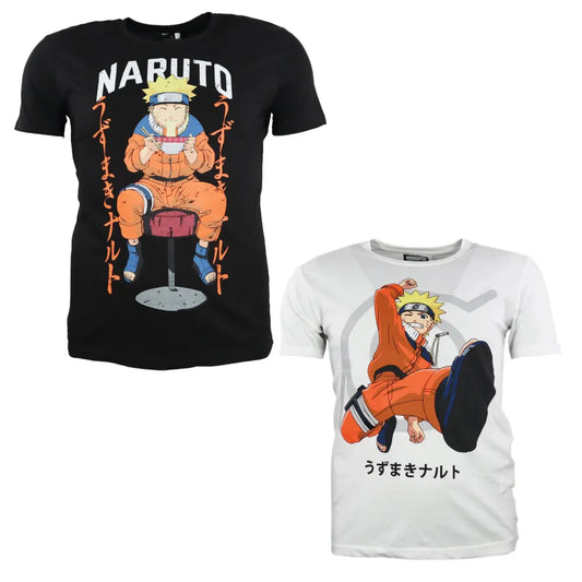 Anime Naruto Shippuden Herren kurzarm Shirt T-Shirt - WS-Trend.de 100% Baumwolle M-XXL