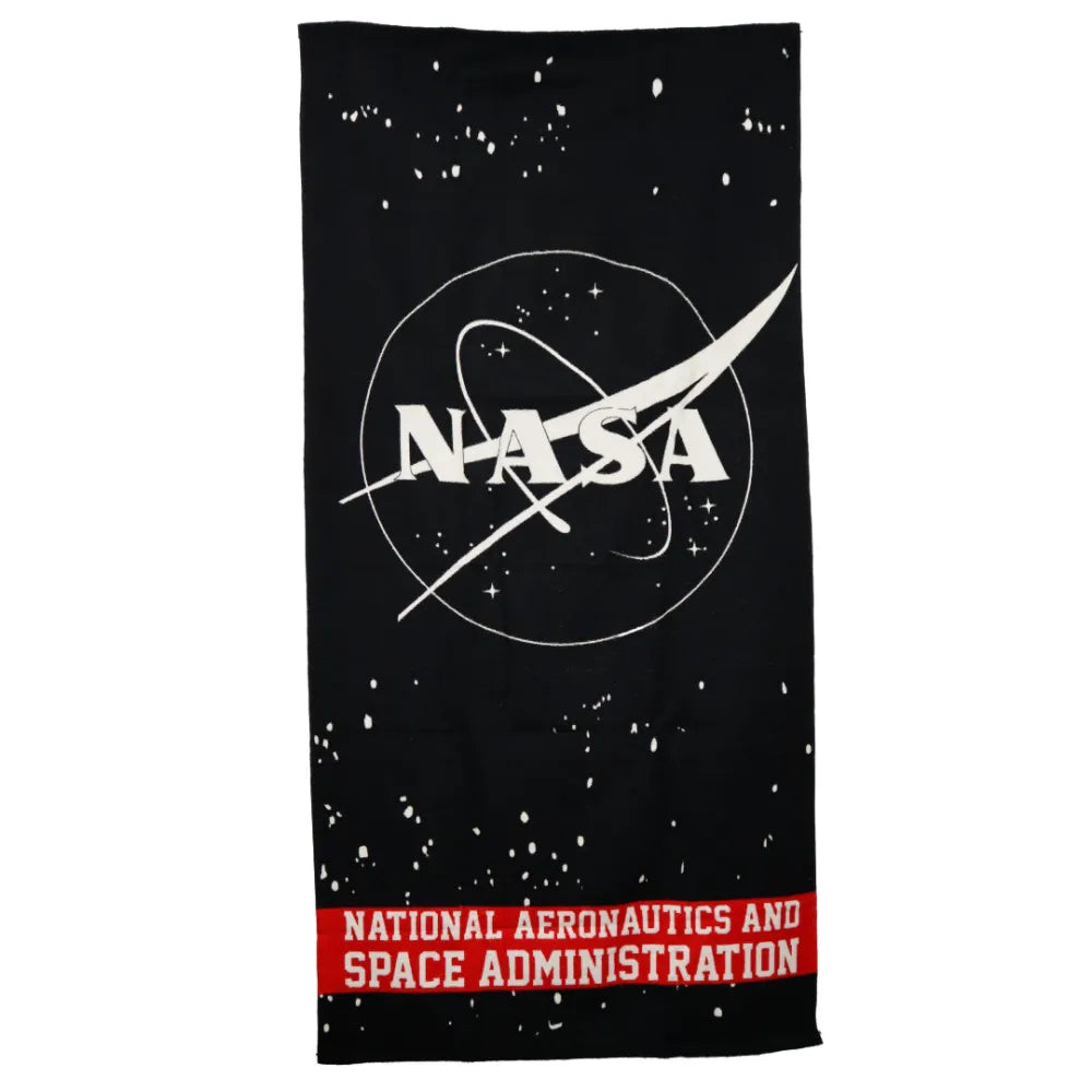 NASA Mikrofaser Strandtuch Badetuch 70x140 cm - WS-Trend.de Handtuch Schwarz