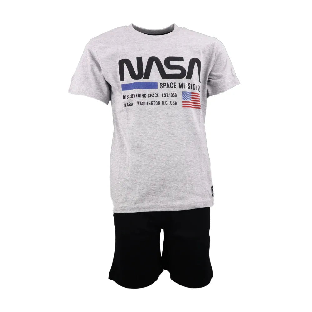 NASA Kinder Jungen Schlafanzug Pyjama - WS-Trend.de Space Center Jugend kurzarm 134 bis 164