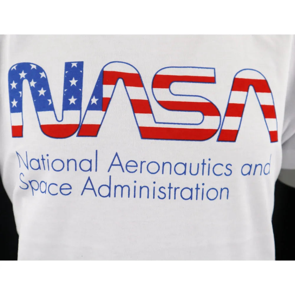 NASA Space Center Kinder Jungen T-Shirt - WS-Trend.de 134-164 Baumwolle Schwarz Weiß