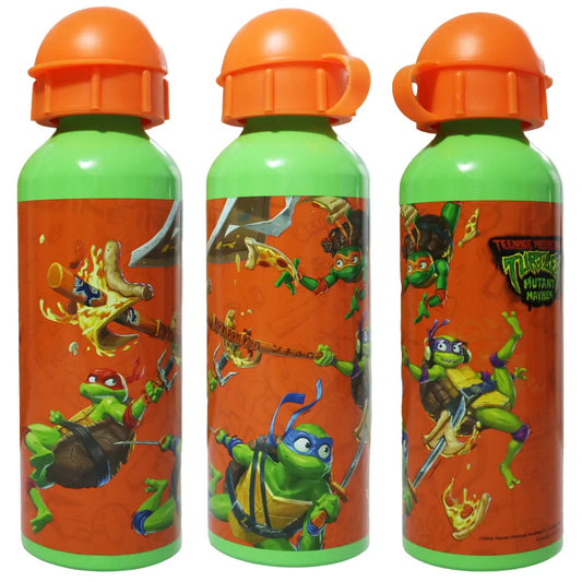 Teenage Mutant Ninja Turtles ALU - Wasserflasche Trinkflasche Flasche 500 ml - WS-Trend.de