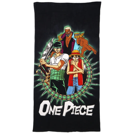 One Piece Ruffy and Friends Anime Badetuch Strandtuch 70x140cm Baumwolle - WS-Trend.de Handtuch XL 70x140