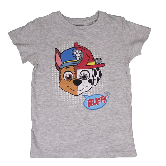 Paw Patrol Ruff! Chase Marshall Kinder T-Shirt - WS-Trend.de RUFF! - Grau für Jungen