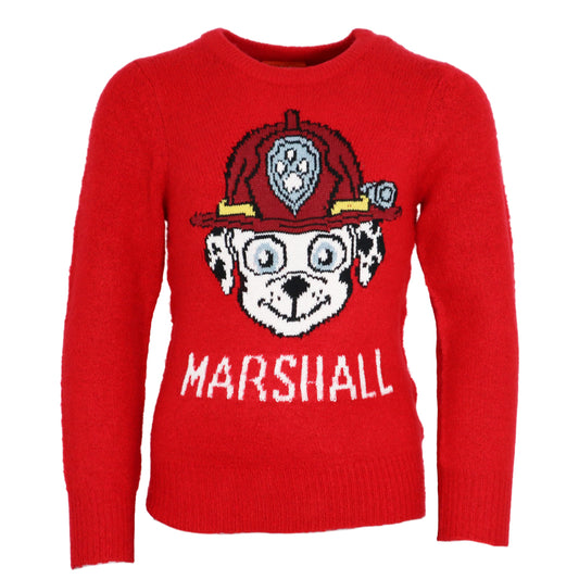 Paw Patrol Marshall Kinder Jungen Strick Pullover Sweater