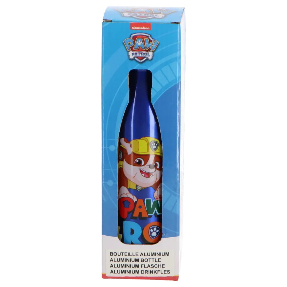 Paw Patrol Chase Rubble Marshall Aluminium Wasserflasche Trinkflasche 600 ml - WS-Trend.de