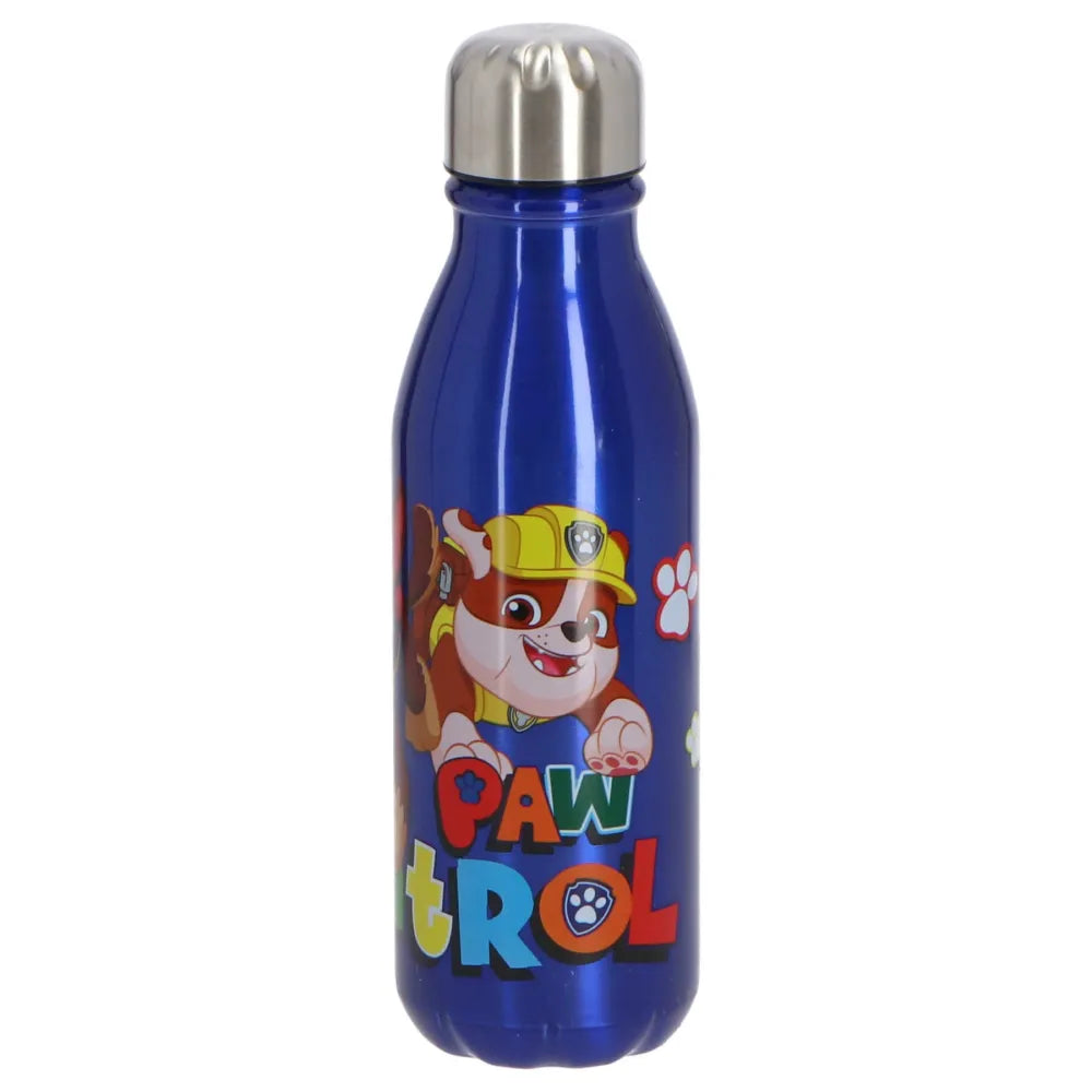 Paw Patrol Chase Rubble Marshall Aluminium Wasserflasche Trinkflasche 600 ml - WS-Trend.de