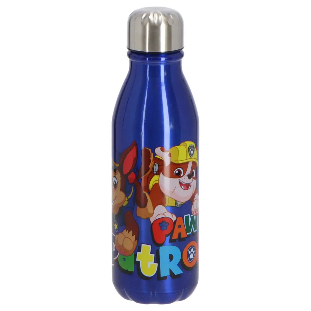 Paw Patrol Chase Rubble Marshall Aluminium Wasserflasche Trinkflasche 600 ml - WS-Trend.de