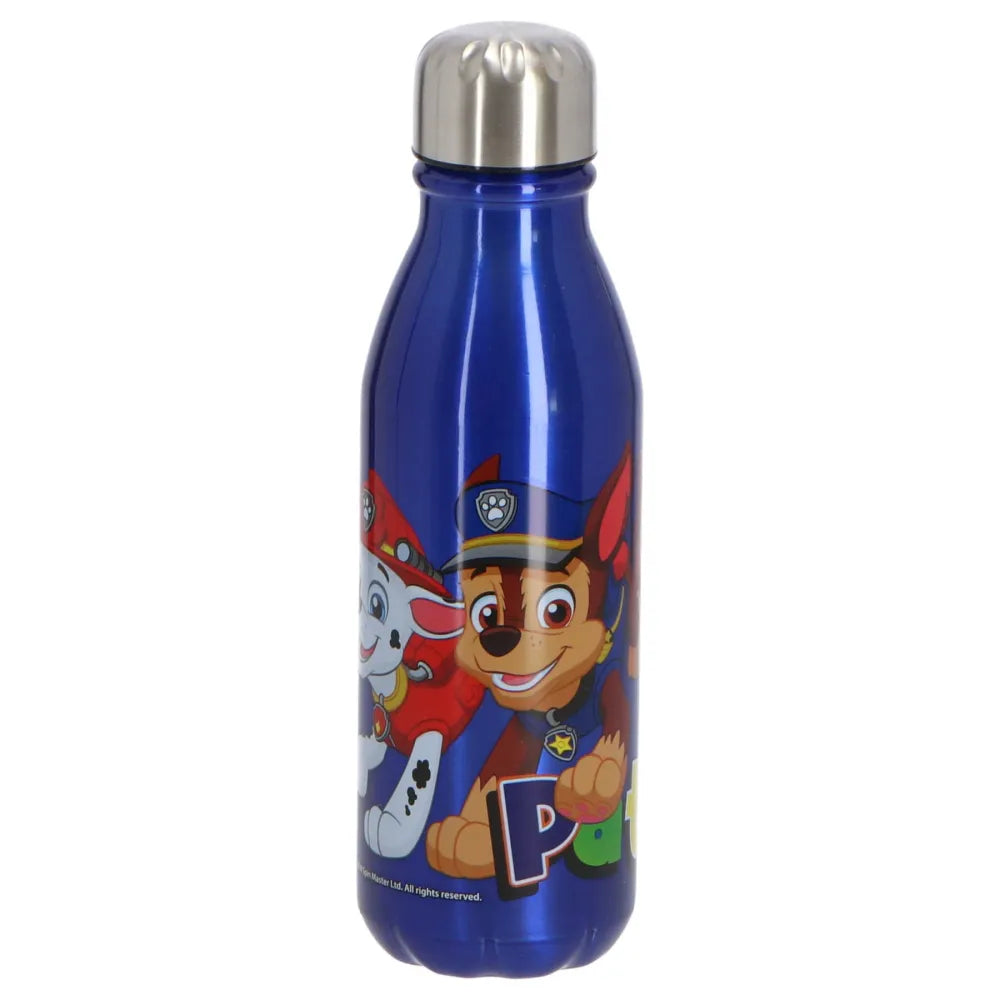 Paw Patrol Chase Rubble Marshall Aluminium Wasserflasche Trinkflasche 600 ml - WS-Trend.de