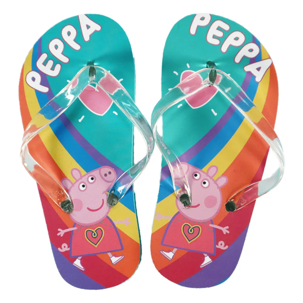 Peppa Pig Wutz Kinder Mädchen FlipFlops Sandalen Latschen Zehentrenner - WS-Trend.de Gr. 23-32