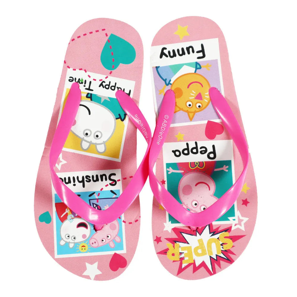 Peppa Pig Wutz Kinder Mädchen FlipFlops Sandalen Zehentrenner - WS-Trend.de Latschen Gr. 24-29