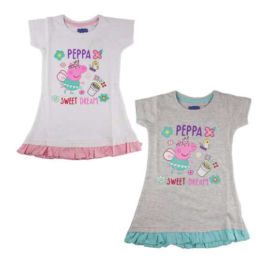 Peppa Wutz Kinder Nachthemd - WS-Trend.de Schlafanzug Nachtshirt kurzarm 92-116