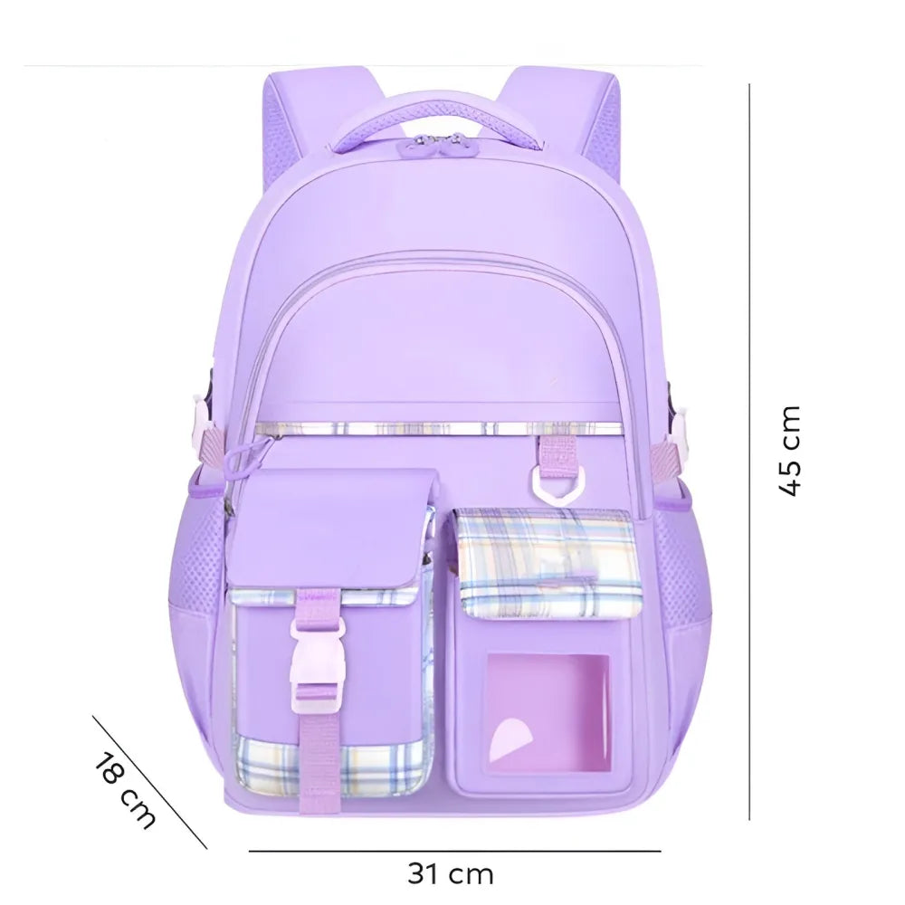 Mädchen Rucksack Backpack Tasche Schultasche 45 x 31 18 cm Lila - WS-Trend.de