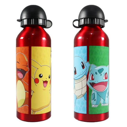 Pokemon Pikachu und Freunde Aluminium Wasserflasche Trinkflasche Flasche 500 ml - WS-Trend.de