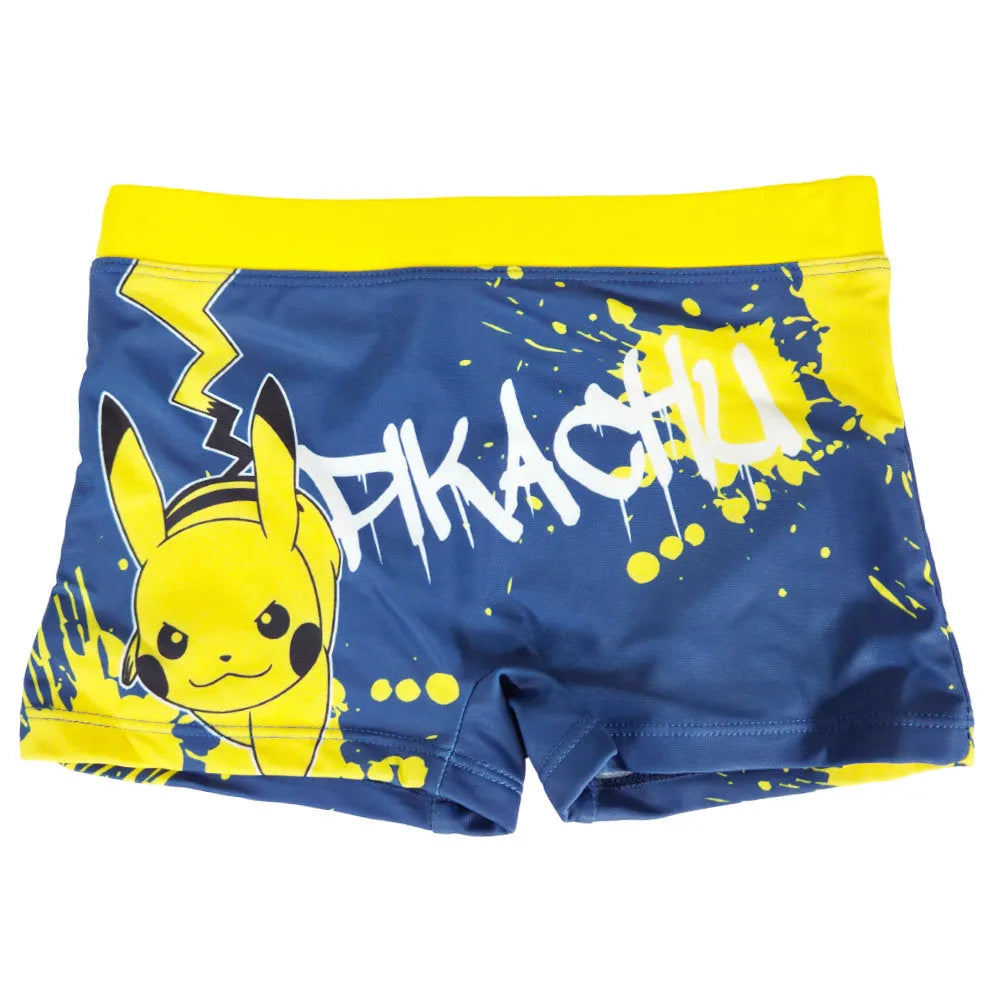 Pokemon Pikachu Kinder Badehose Badeshorts Shorts Schwimmhose - WS-Trend.de Gr 116 bis 152