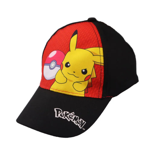 Pokemon Pikachu Kinder Basecap - WS-Trend.de Baseball Kappe Mütze Jungen Gr. 54 56