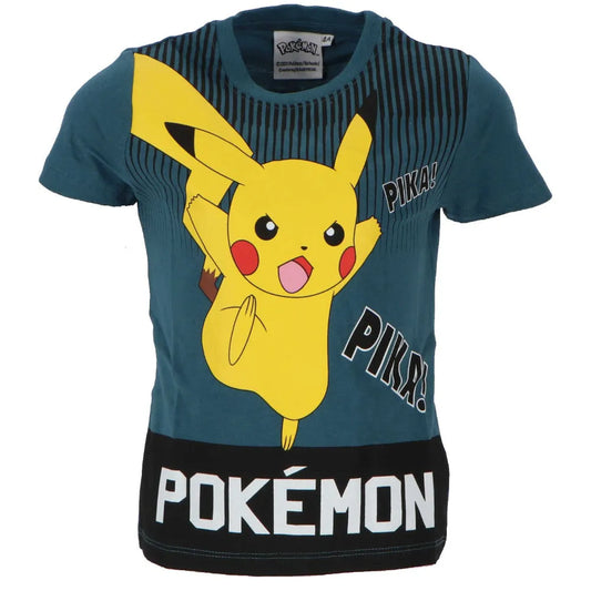 Pokemon Pikachu and Friends Jungen T-Shirt Kurzarm Shirt - WS-Trend.de Gr. 104 - 152 Baumwolle