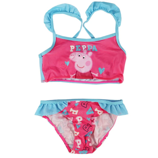 Peppa Wutz Kinder Mädchen Badeanzug Bademode Bikini - WS-Trend.de Pink 92-110