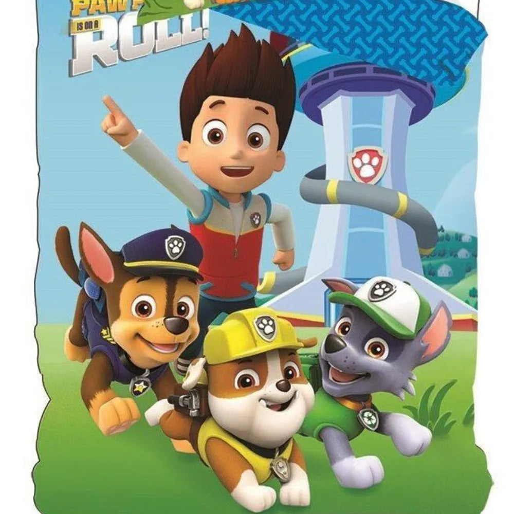 Paw Patrol Team Ryder 2tlg Bettwäsche Set 135x200 80x80 cm 100% Baumwolle - WS-Trend.de