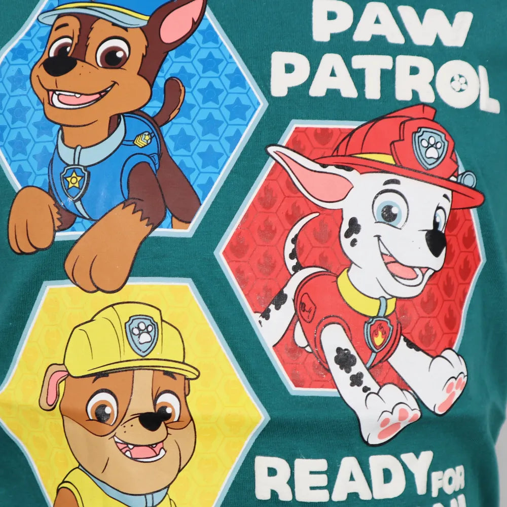 Paw Patrol Chase Rubble Marshall Kinder Jungen T-Shirt - WS-Trend.de kurzarm 98 -128 Baumwolle