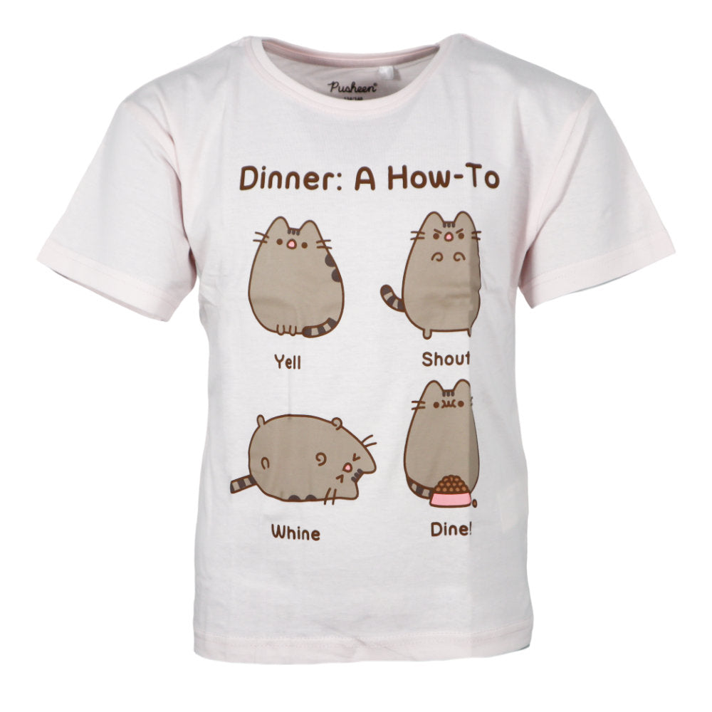 Pusheen The Cat die Katze Mädchen kurzarm T-Shirt Shirt - WS-Trend.de 134-152