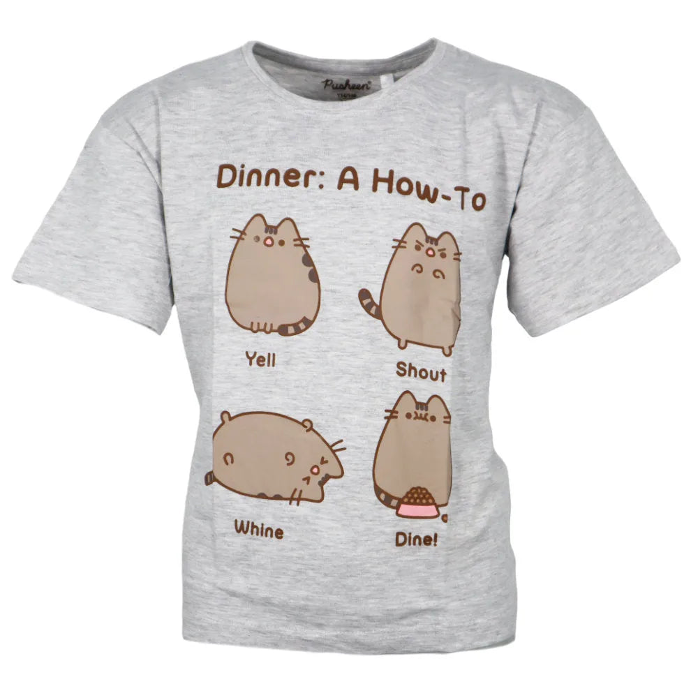 Pusheen The Cat die Katze Mädchen kurzarm T-Shirt Shirt - WS-Trend.de 134-152