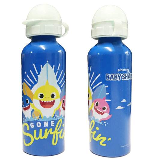 Baby Shark Haie Kinder Aluminium Wasserflasche Trinkflasche Flasche 520 ml - WS-Trend.de