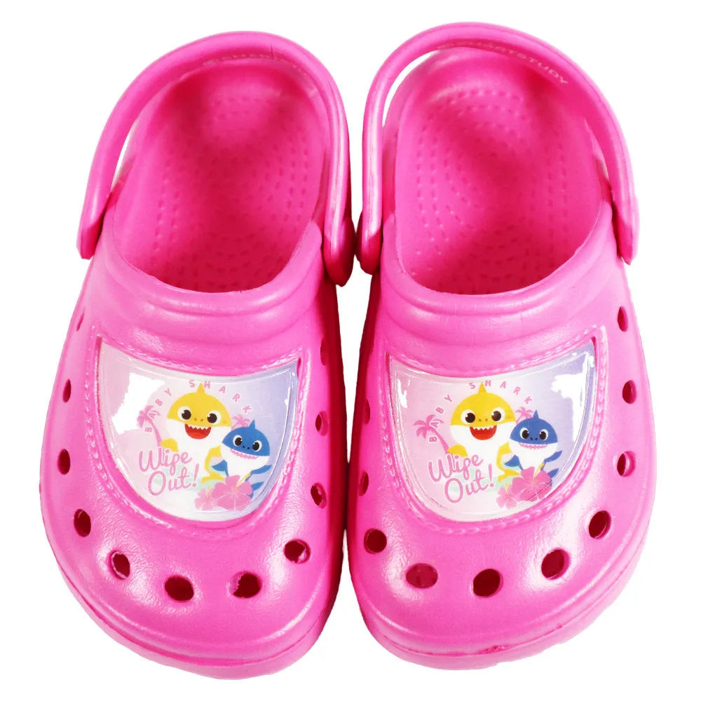 Baby Shark Haie Mädchen Kinder Clogs Badeschuhe - WS-Trend.de Latschen Hausschuhe Gr. 24 bis 31