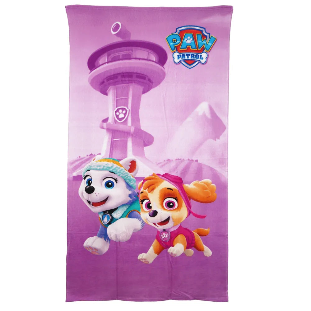 Paw Patrol Skye Everest Mädchen Mikrofaser Strandtuch Badetuch 70x140 cm - WS-Trend.de