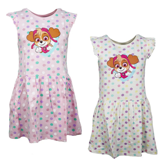 Paw Patrol Skye Kinder Mädchen kurzarm Sommerkleid Kleid - WS-Trend.de Gr. 92-128 Baumwolle