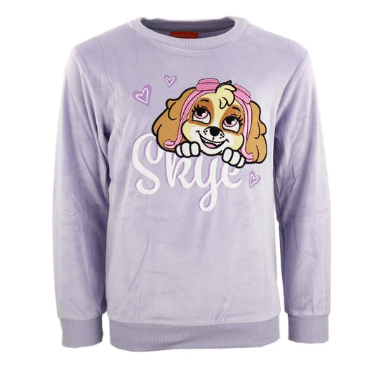 Paw Patrol Skye Kinder Velour Pullover Sweater - WS-Trend.de Pulli Gr. 98 - 128 Mädchen