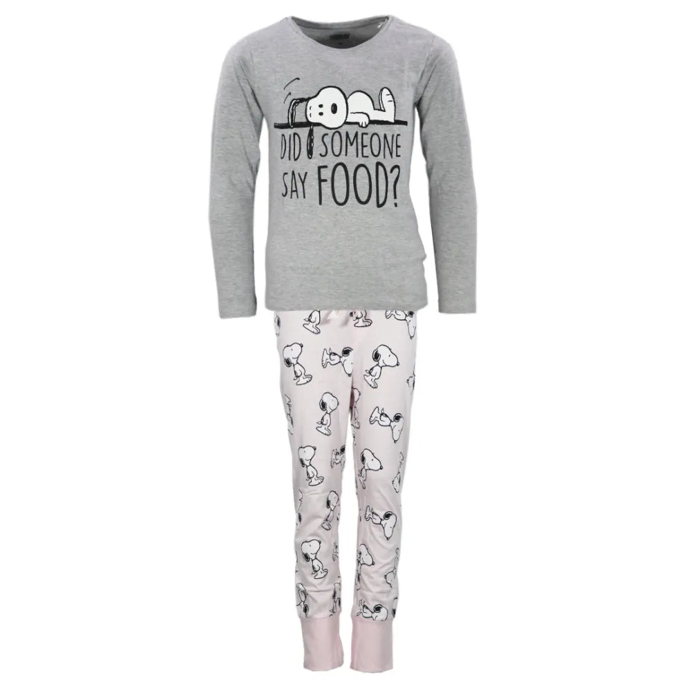 Snoopy Kinder Mädchen langarm Schlafanzug Pyjama - WS-Trend.de Jugend Gr. 134-164