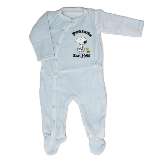 Snoopy Sleep Baby Kleinkind langarm Einteiler Strampler - WS-Trend.de Schlafanzug Gr. 62 - 92