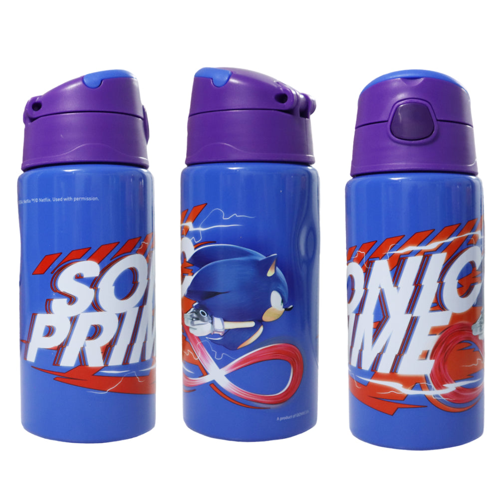 Sonic The Hedgedog ALU Sportflasche Wasserflasche Trinkflasche Flasche 500 ml